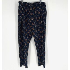 Ralph Lauren Pajama Pants Mens XL Horse Preppy Polo Player‎ Navy Lounge